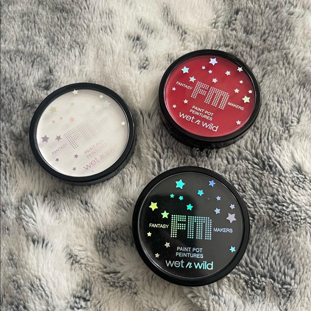Wet and wild face paint makeup, bundle 3 different colors.